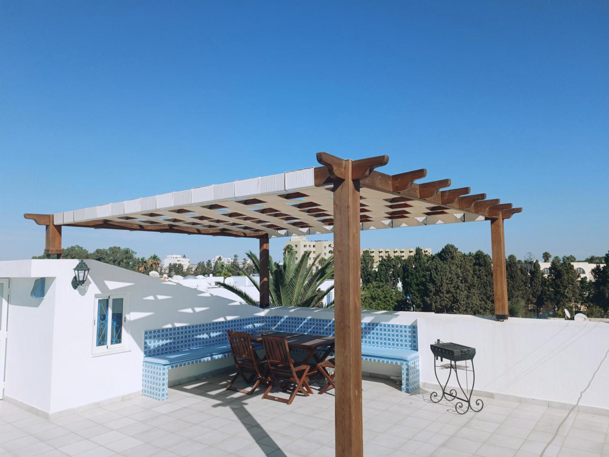Superbe Etage De Villa Vue Sur Mer Набуль Екстер'єр фото